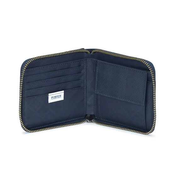 New Melody Wallet (Full zip)- Blue