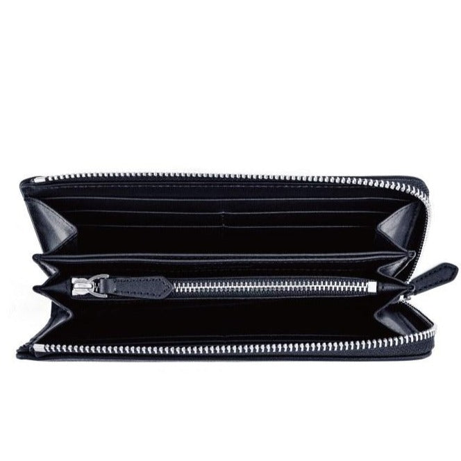 Porter International Bend Long Zip Wallet Navy