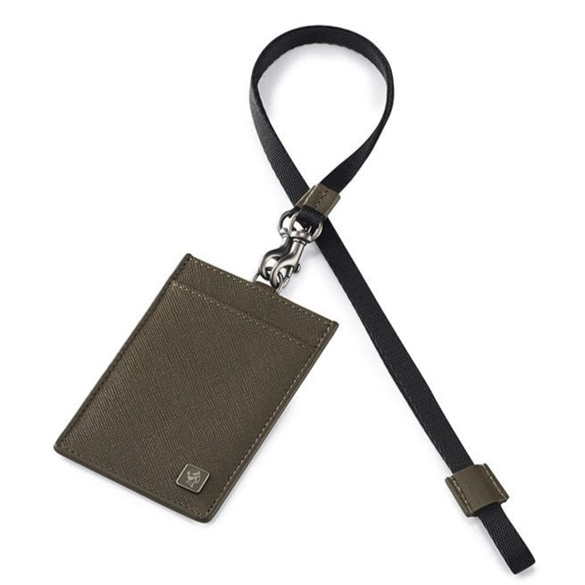 Bend Badge Holder - Brown