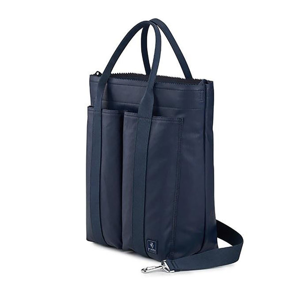 Puff Tote Bag M size-Navy